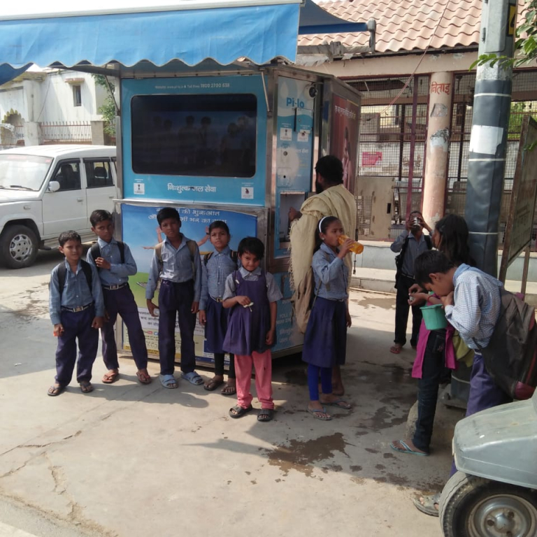 Drinking Water At Radhakund Mauthra