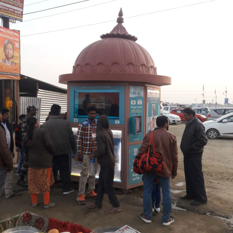 Pi-lo Water ATM at Kumbh 2019Pi-lo Water ATM at Kumbh 2019
