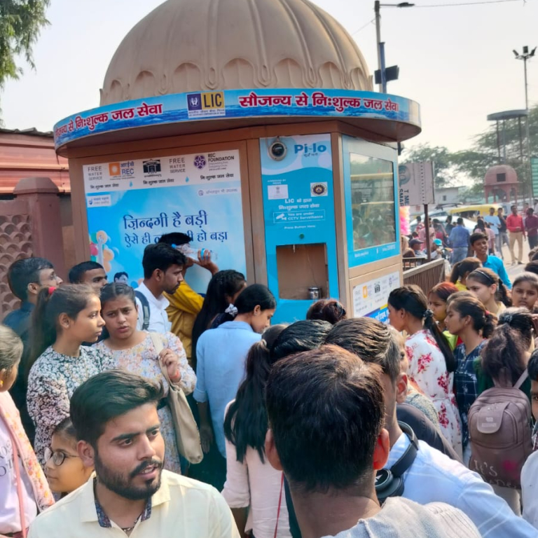 Pilo Smart Water ATM at Tajmahal Agra